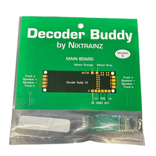 NixTrainz Decoder Buddy V5 21-Pin DCC Decoder Motherboard with 12 Function Outpu