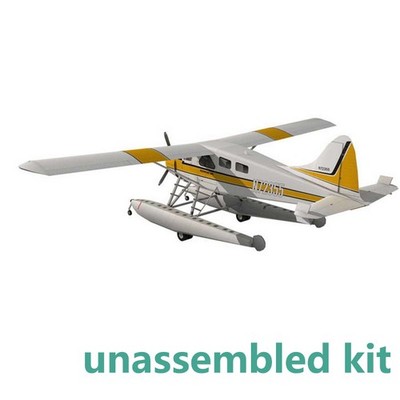 1:32 Unassembled DHC-2 Beaver Float Seaplane 3D Paper Model Aircraft Ornaments