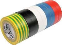 IsolierbäNder 19Mmx20Mx0,13Mm, Gemischte Farben, 10Er Set YT-8173 Yato