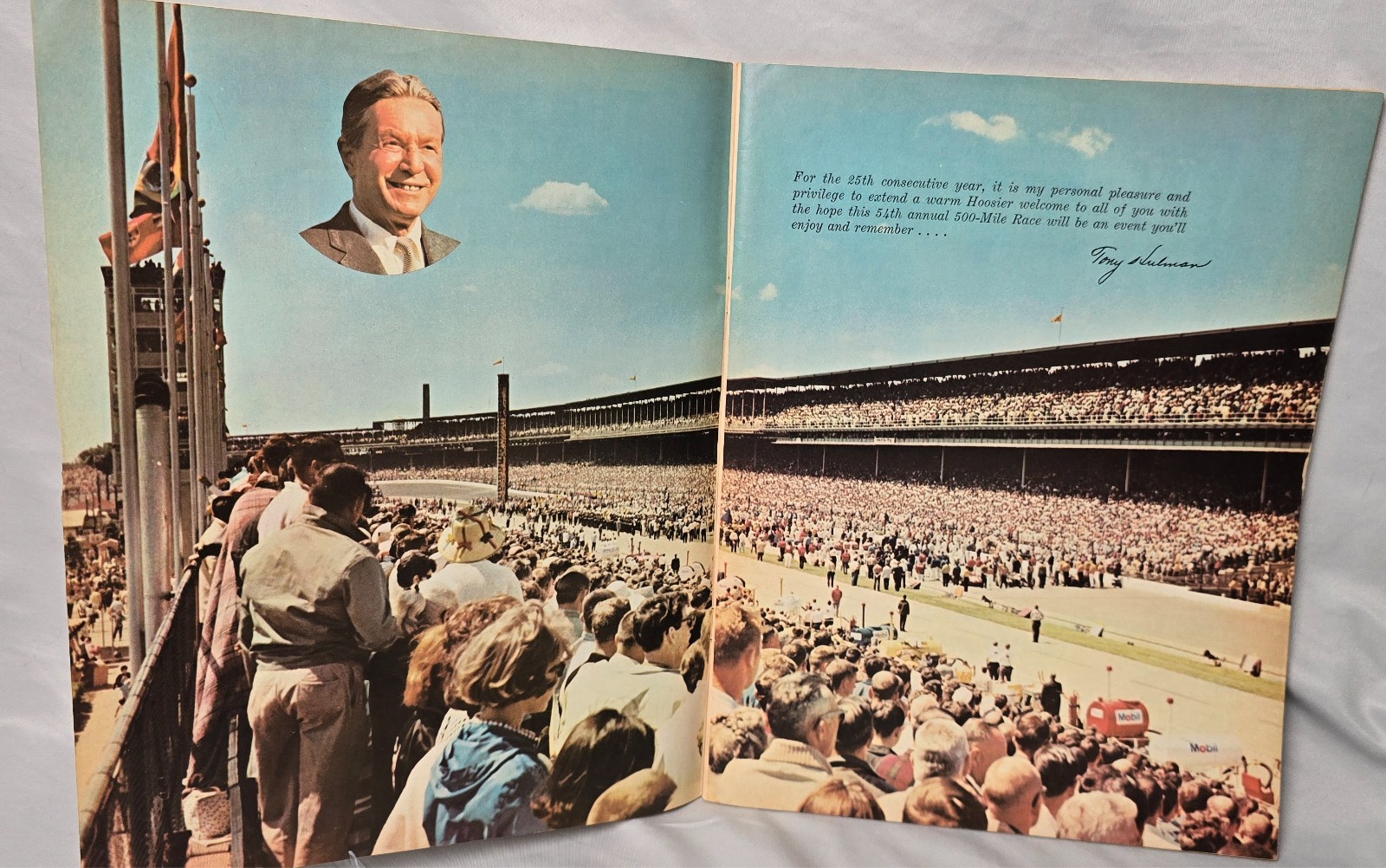 1970 54th Indy 500 Program AL UNSER WIN + PSA/DNA 2008 Donruss On-Card Auto view 6