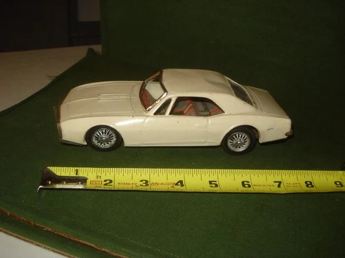 Vintage 1968 Japan MADE Tin Car Friction Drive PONTIAC FIREBIRD by Bandai