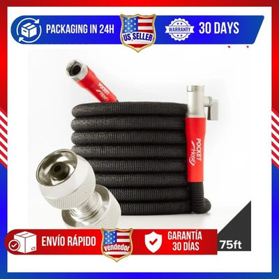 #ad #ad Pocket Hose Silver Bullet 2.0 75 FT Expandable Garden Hose WATER HOSE $33.99