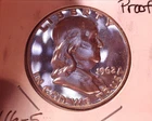 1962 Franklin Half Dollar "CAMEO" GEM/PROOF  **116-5*