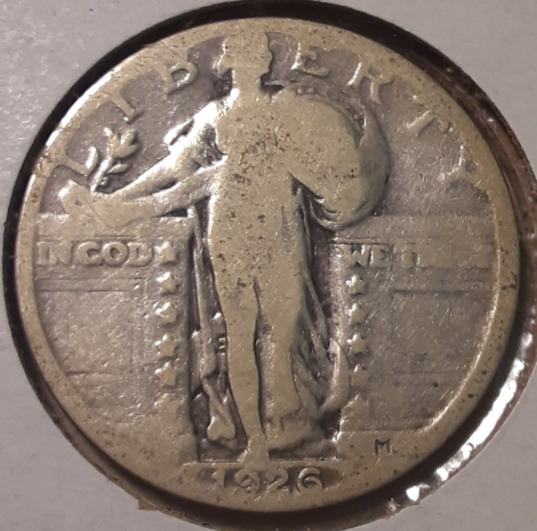 未開封開封品　カルビー79年　木下（広島）　V2　美品　レアブロック 1926 Standing Liberty Quarter Philadelphia Mint 90% Silver US 25c