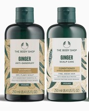 The Body Shop Ginger Anti-Dandruff Shampoo & Ginger Scalp Care Conditioner 250ml