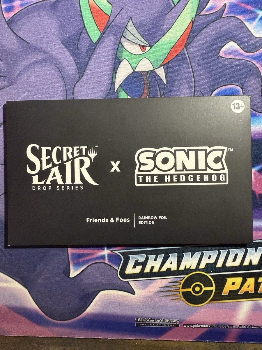 Sonic the Hedgehog Friends And Foes (Rainbow Foil) Secret Lair MTG