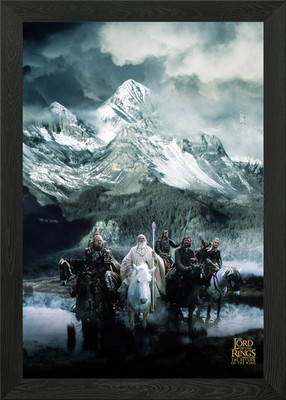 Der Weg zu Pelennor Felds Gerahmtes Wandbild Poster Leinwanddruck Bild