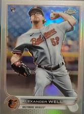  Alex Wells 2022 Topps Chrome - #49 Refractor (RC)