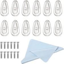 15mm Eyeglasses Nose Pads 6 Pairs Glasses Replacement Pad Soft