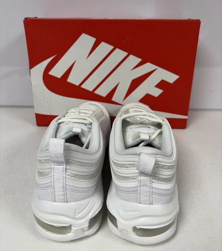 Nike Air Max 97 Entrenadores Blancos Talla Uk 9.5 Nuevo GENUINO PRECIO DE VENTA SUGERIDO POR EL FABRICANTE £174 #1035 - Imagen 5 de 7