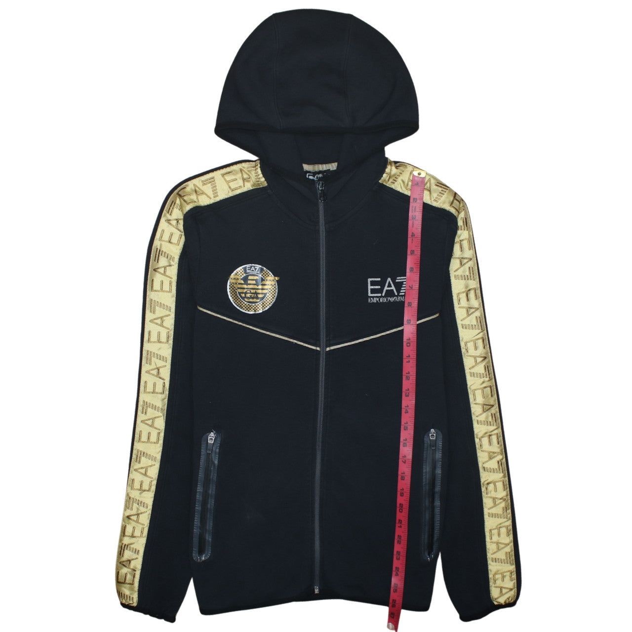 Emporio Armani Black Hoodie Mens S image 6