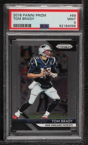 2018 Panini Prizm Tom Brady #69 PSA 9 MINT 0jk3