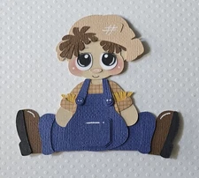 Scarecrow,  Wizard Of Oz Inspired. Scrapbook, Card making Paper Piecing