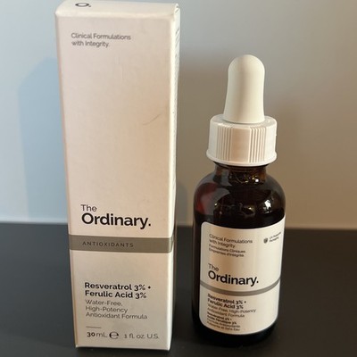 NEW The Ordinary Resveratrol 3% Ferulic Acid 3% Good For Dark Spots, Anti Aging