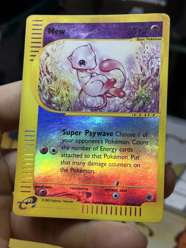 Mew 55/165 Expedition 2002 Reverse Holo E-Series Vintage Pokémon Card TCG - Image 4 of 4