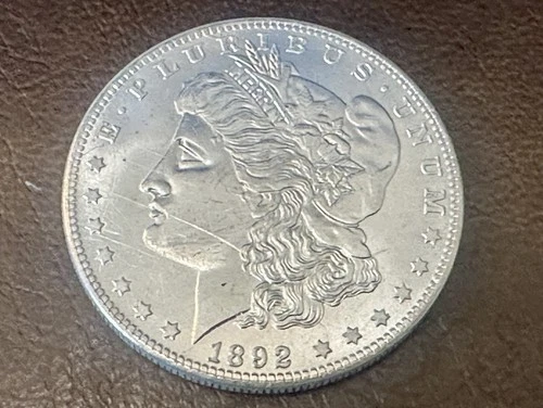 1892 CC Morgan Silver Dollar Carson City Uncirculated