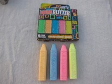 Crayola 4-count Neon Glitter Sidewalk Chalk Pre-Owned