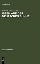 Friese - Ibsen auf der deutschen Bhne - New hardback or cased book - X555z