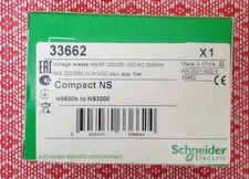 Schneider 33662 MX Shunt Trip Coil 200–250 V AC/DC 4.5 VA 50 ms Voltage Release