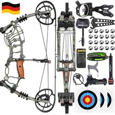 25" Compound Bogen Dual-Use Stahlkugel 30-60lbs Bogenschießen Pfeil Jagd Angeln