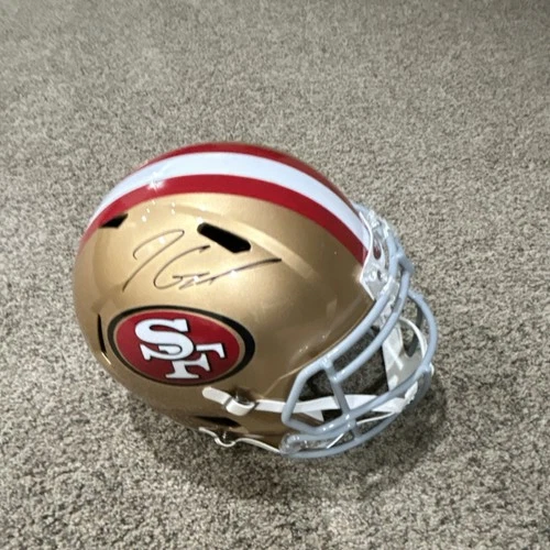 San Francisco 49ers Autographed Football Helmet TRISTAR Authenticated