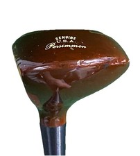 Personal Model Genuine USA Persimmon 4 Wood Men's RH Dynamic Stiff Steel 41.5 HC