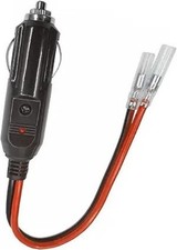 replacement 12V / 24V cigarette lighter plug with lead and wiring single head te