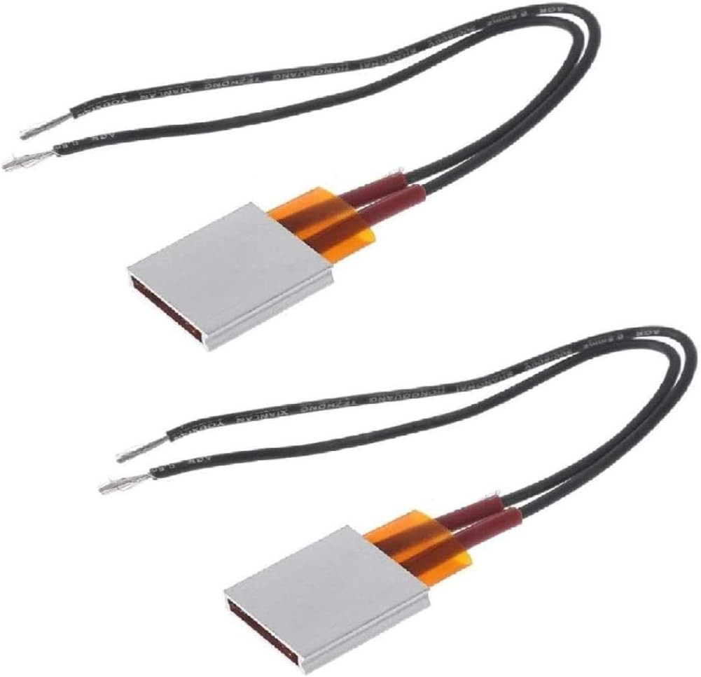 Bestol 2Pcs PTC Heating Element 5W-50W AC DC 12V/110V 80/120