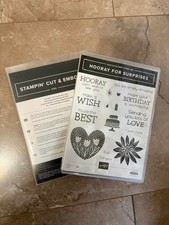StampinUP Hooray For Surprises Bundle lightly used stamps  dies 
