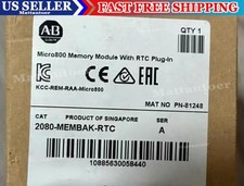 1PCS Allen Bradley 2080-MEMBAK-RTC Memory Module With RTC Plug-In Factory Sealed