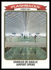 Charles de Gaulle Airport 2023 Topps Heritage News Flashbacks #NF-5