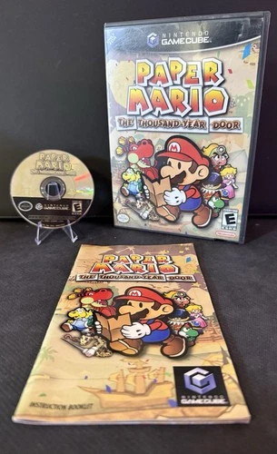Paper Mario The Thousand Year Door (Nintendo GameCube) CIB Clean & Tested