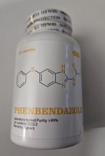 Phenbendazole 120 Capsules 99 Pure New Sealed Exp 04/2027