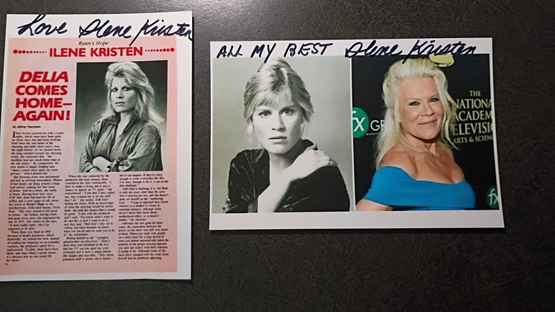 ILENE KRISTEN 2 Hand Signed Autograph 4X6 Photo S - BEAUTIFUL ACTRESS