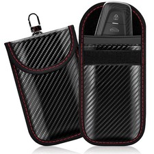 Faraday Pouch for Key Fob 2 Pack , RFID Signal Blocking Faraday Bag, Anti-Th...