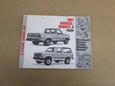 1987 Ford Ranger Bronco Ii Electrical Vacuum Wiring Shop Service Manual
