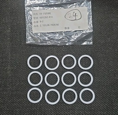 K8FE2VZ-W10 PTFE Dichtung B-2 PTFE Dichtungsring (12 Stück), Neu