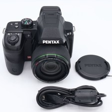 PENTAX X-5 Black Compact Digital Camera Tested Working Seller Japan