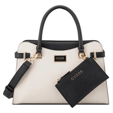 GUESS Two-Tone Handbag with Wristlet