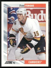1992-93 Score #190 Tom Fergus