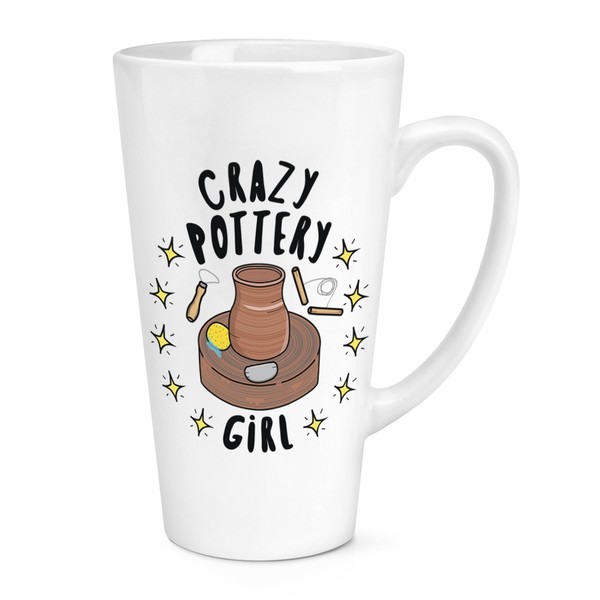 VerrüCkte Topfwaren MäDchen Stars 483Ml Groß Latte Becher Tasse Lustiger Witz-image