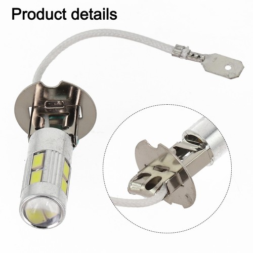 2X H3 50W 6000K LED Bulbs High Performance White Light For Car Fog Lights - Picture 8 of 13