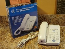 GE Full Performance Speakerphone w/12-Number Memory 29318GE1 New /NO POWER CORD