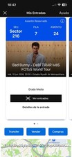 Entradas concierto Bad Bunny en Madrid 10 de junio. 600€ cada, precio negociable