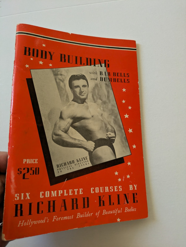 Vintage  Body Building Booklet  - Richard Kline 1945 VG