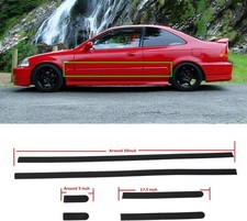 Thin Body Side Door Protective moldings Panel Molding Fit for 1996-2000 Civic
