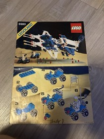 LEGO Legoland Space Classic: Galaxy Commander 6980 Complete w/Manual + Mini-figs