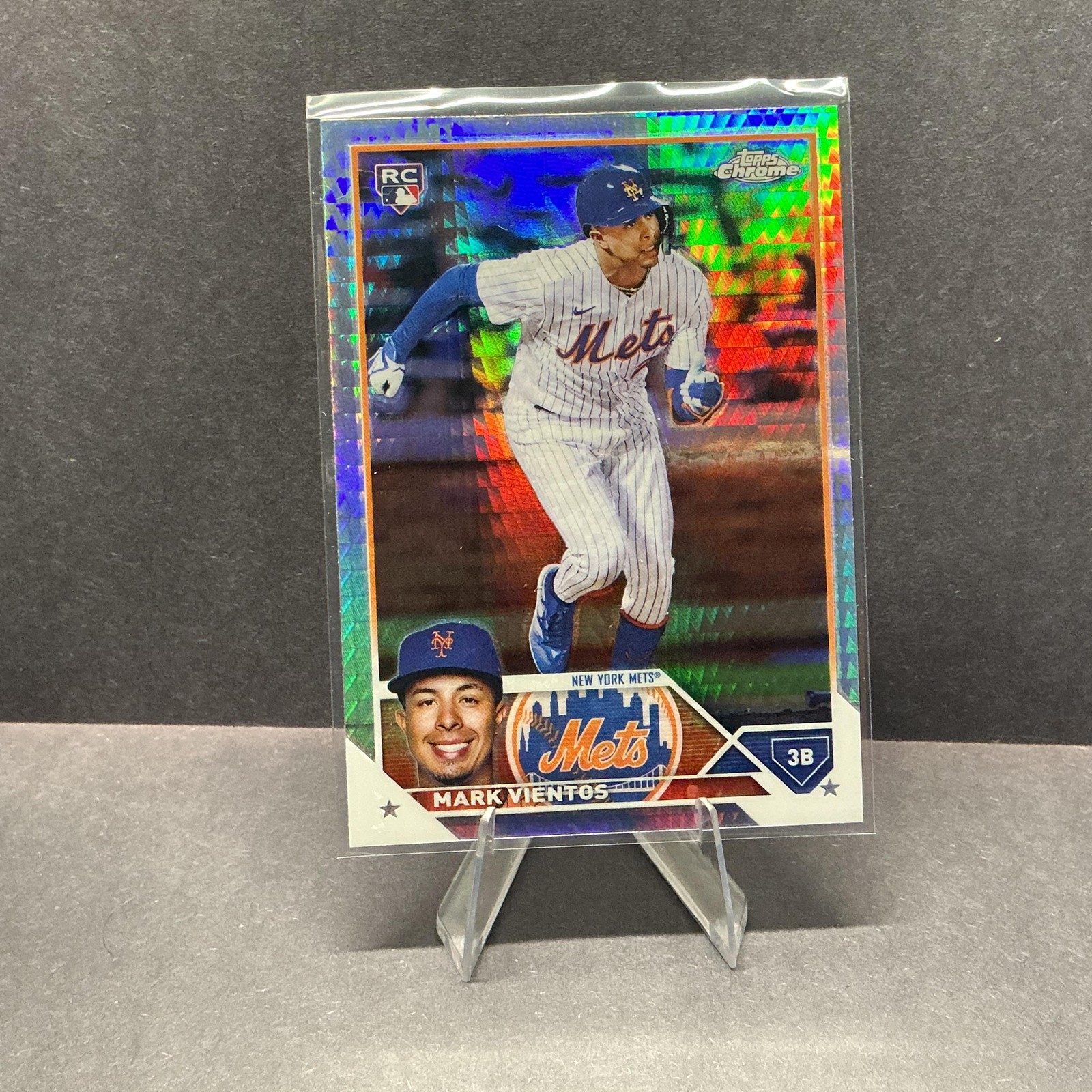 2023 Topps Chrome #8 Mark Vientos Prism Refractors