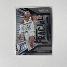 2025 Panini Prizm WNBA Fractal DiJonai Carrington #1