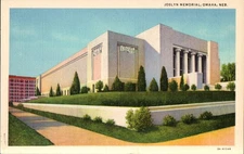 Vintage Joslyn Memorial Omaha Nebraska Postcard Eric Nelson Co.